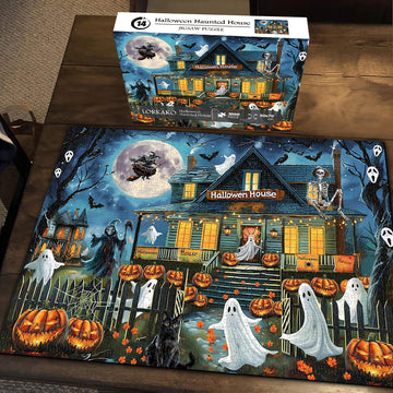 Halloween Haunted House Jigsaw Puzzle 1000 pezzi